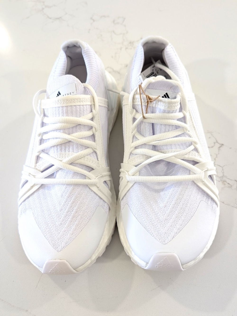 ADIDAS by STELLA McCARTNEY Ultraboost DNA NWOB $230 All Cloud White Knit 8.5
